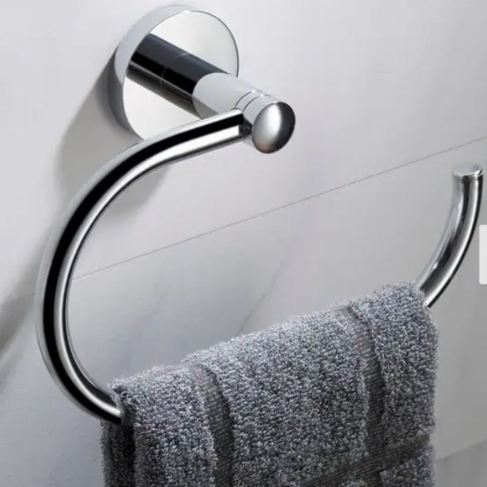 KRAUS Elie Bathroom Towel Ring - Chrome